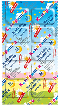 Пластины от комаров "Комаришка"