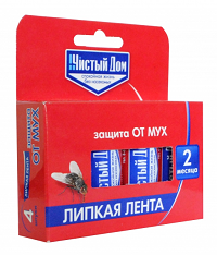 Лента от мух уп. 4шт