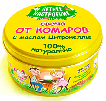 Свеча от комаров "Летнее настроение"